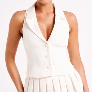 Meshki Vest Suiting - Ivory (M) NWOT